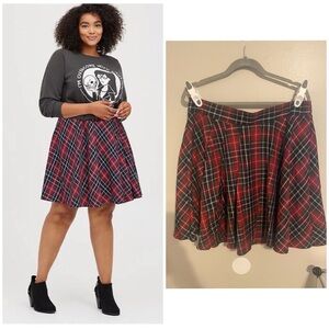 Torrid Plaid Skater Skirt